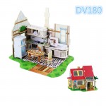 Dream Villa - Casuta din lemn cu mobilier de bucatarie Dream Villa - Casuta din lemn cu mobilier de bucatarie
